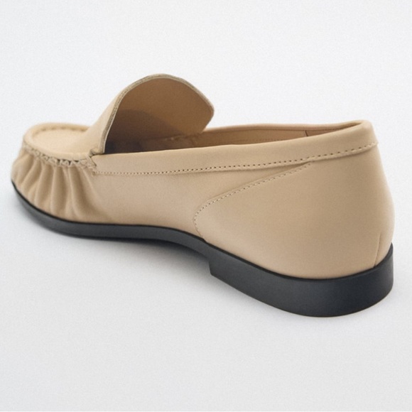 NWT Zara Leather Loafers - Picture 6 of 14